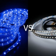 LED-lamper på reb vs. fleksible LED-strips