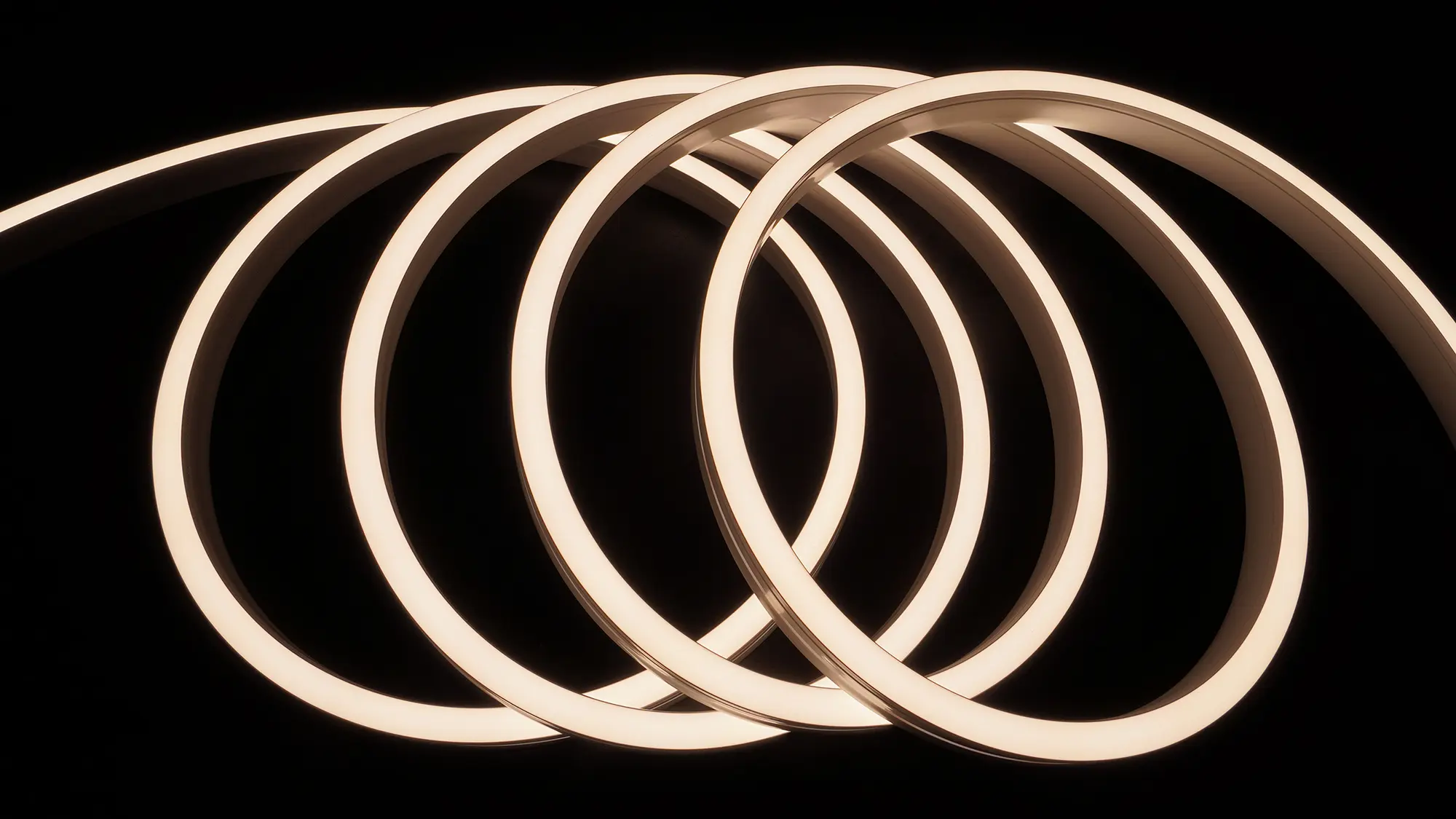 Tube néon flex moyen pour ruban LED - latéral – L1020 - ®