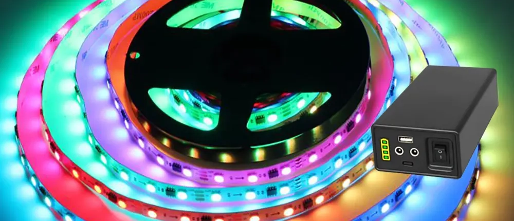Guía definitiva para alimentar tiras de luces LED con pilas
