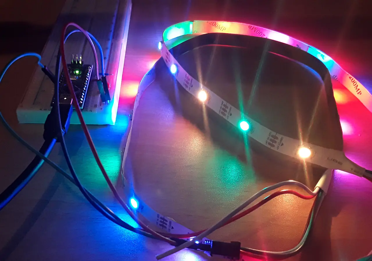 Lograr un aspecto “neón” con tiras de LEDs –
