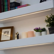 Install LED Strip Lights On Shelves
