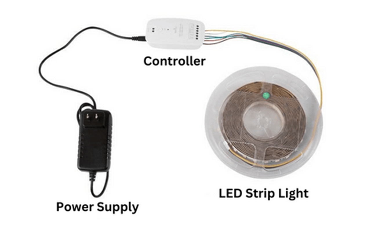 Connect LED Strip Lights to Controller