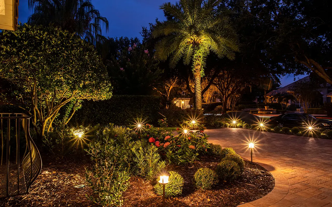 10. Uplighting for Trees and Shrubs