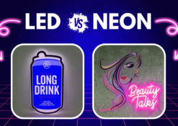 LED vs Neon Tabelalar Hangisi Daha Parlak Parlıyor